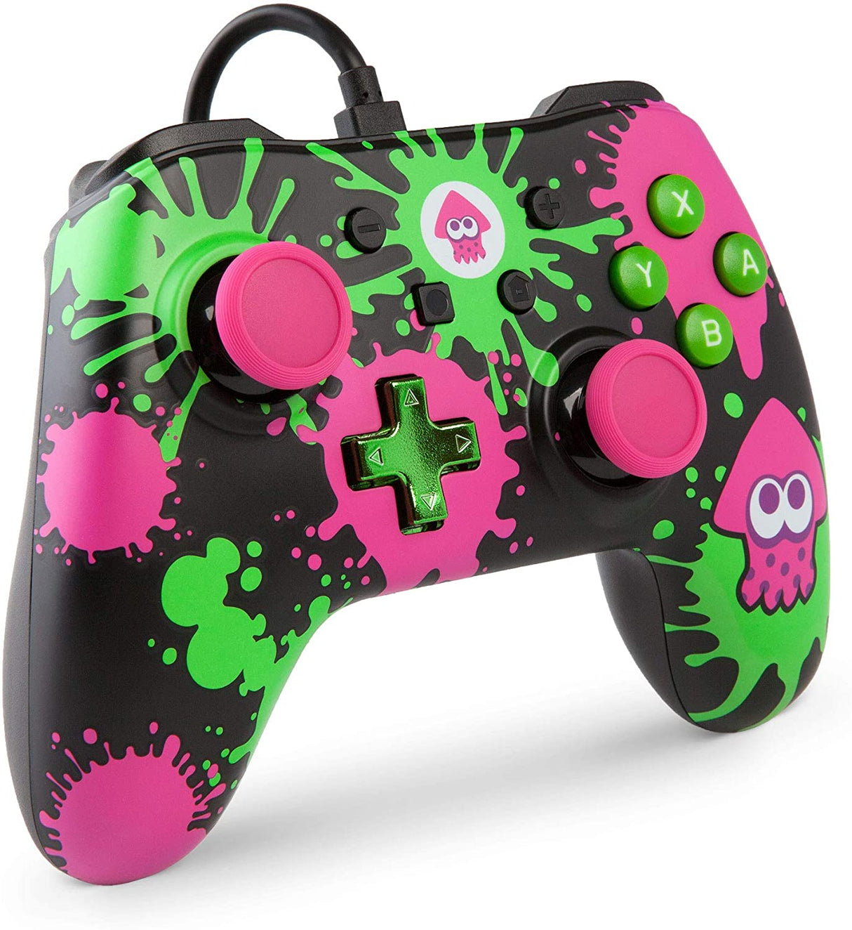PowerA Enhanced Wired Controller for Nintendo Switch – Splatoon 2 - Level UpLevel Up617885017537