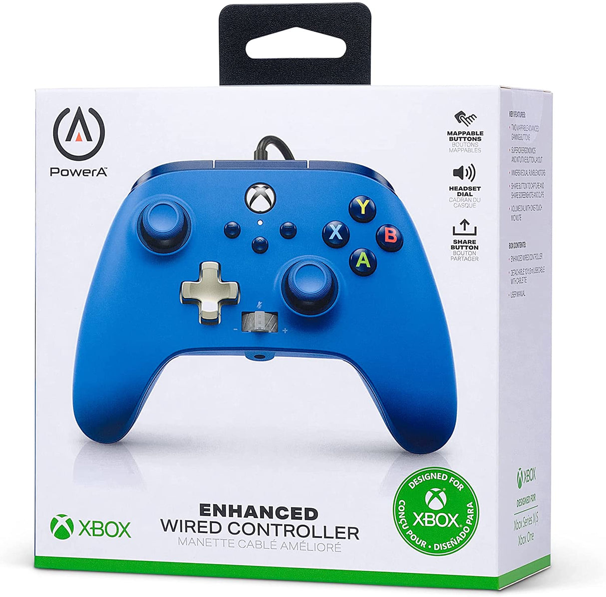 PowerA Enhanced Wired Controller For Xbox - Blue - Level UpPowerAXbox Accessories617885024849