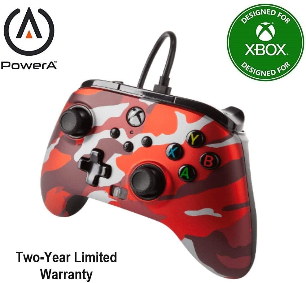 PowerA Enhanced Wired Controller For Xbox - Metallic Red Camo - Level UpPowerAXbox Accessories617885024924