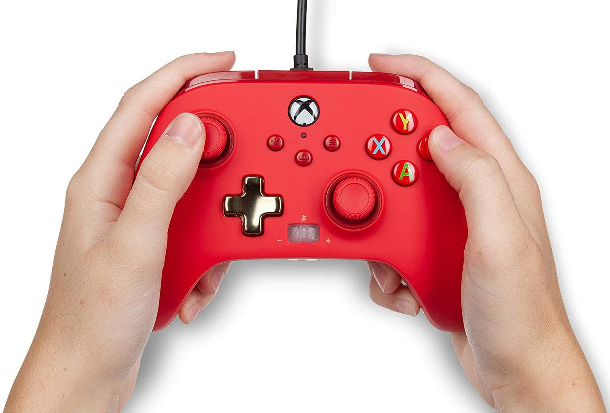 PowerA Enhanced Wired Controller For Xbox - Red - Level UpPowerAXbox Accessories617885024832