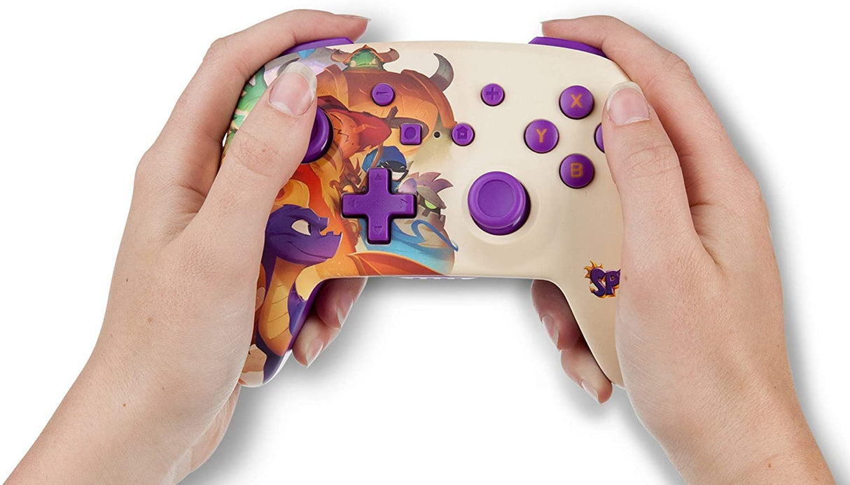 PowerA Enhanced Wireless Controller For Nintendo Switch - Spyro - Level UpPowerA617885021329
