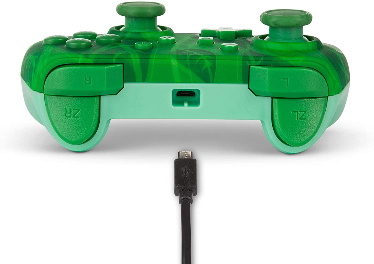 PowerA Pokémon Enhanced Wired Controller for Nintendo Switch – Overgrow Bulbasaur - Level UpPowerASwitch Accessories617885020322