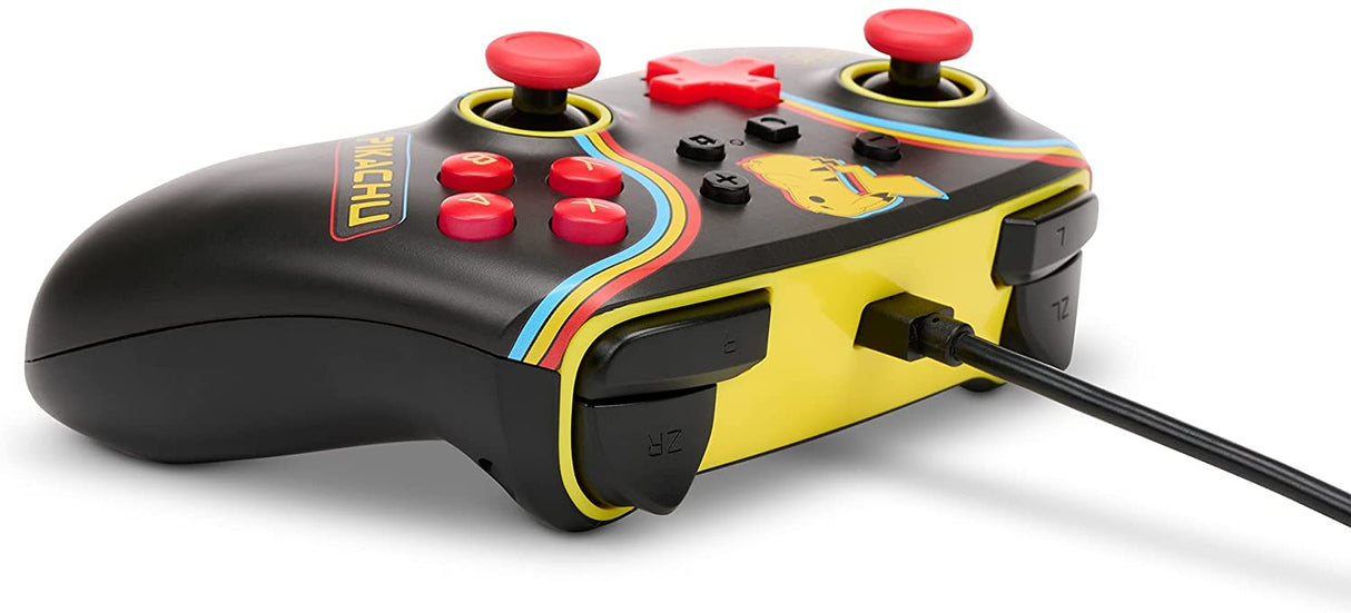 PowerA Pokémon Enhanced Wired Controller for Nintendo Switch – Pikachu Arcade - Level UpPowerASwitch Accessories6.18E+11