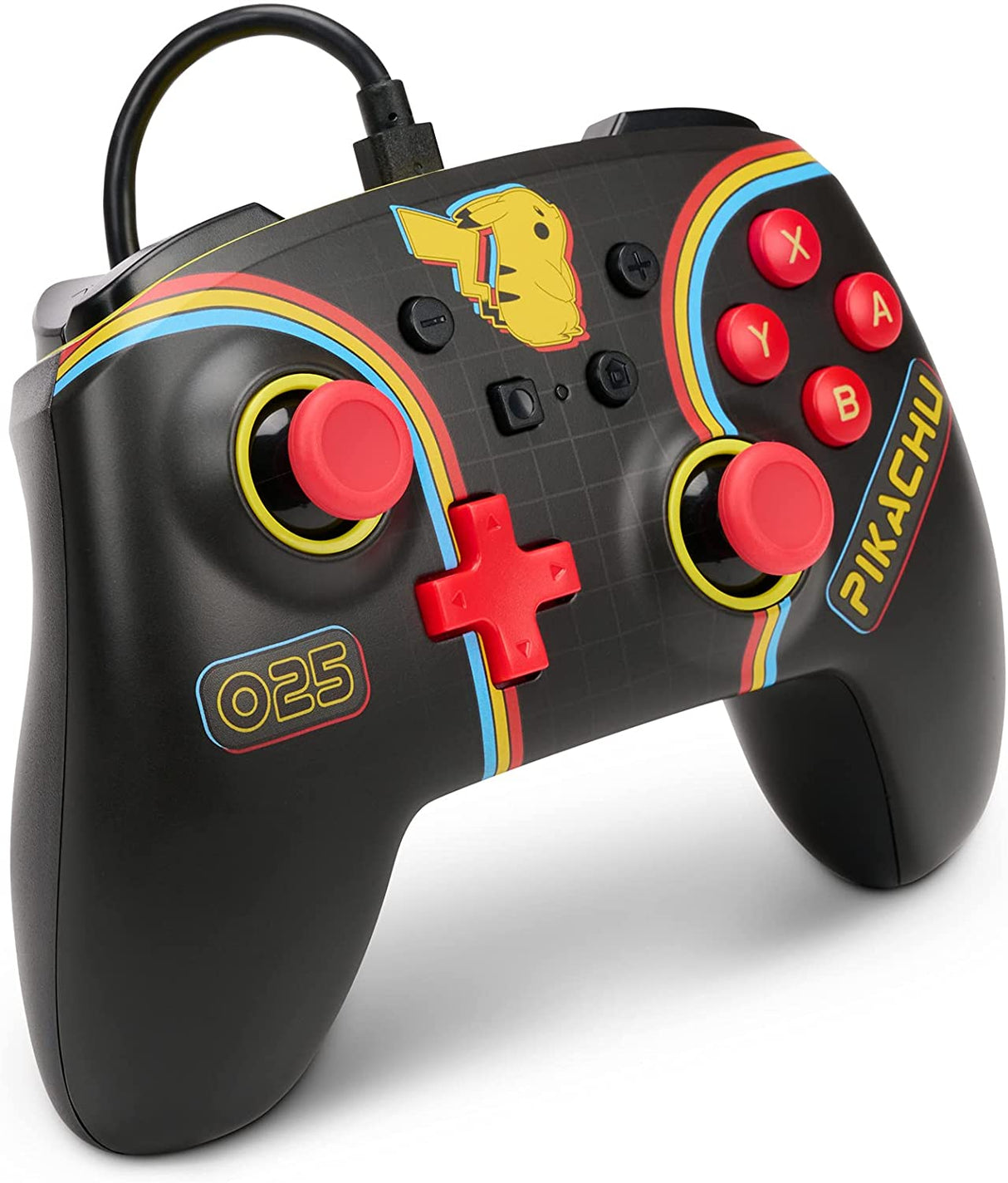 PowerA Pokémon Enhanced Wired Controller for Nintendo Switch – Pikachu Arcade - Level UpPowerASwitch Accessories6.18E+11
