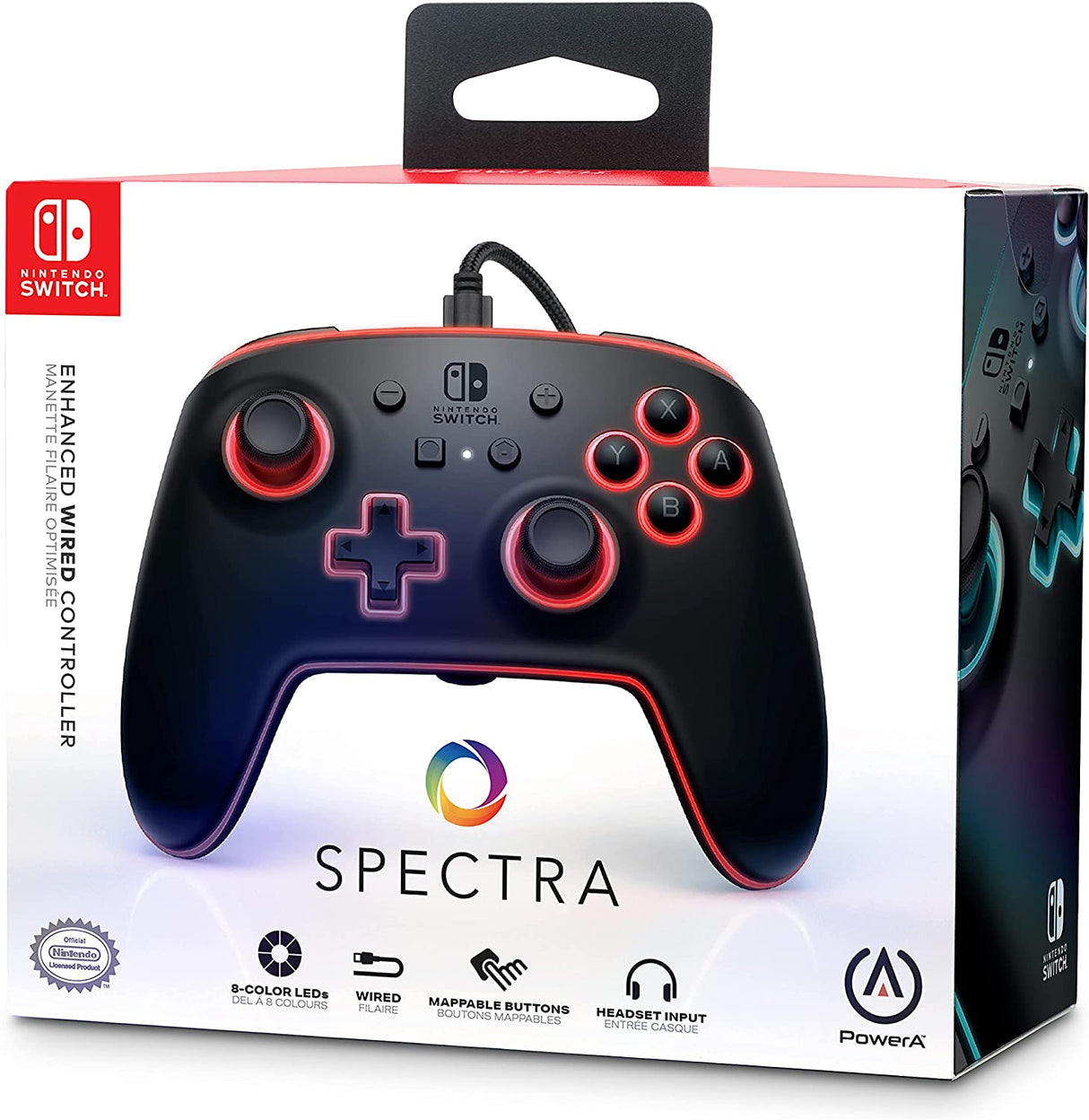 PowerA Spectra Infinity Enhanced Wired Controller For Switch - Level UpPowerASwitch Accessories6.18E+11