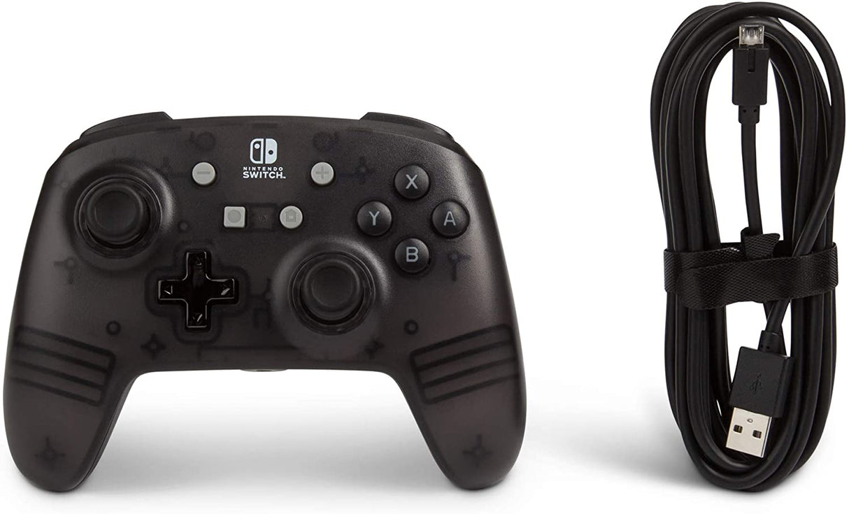 PowerA Wired Controller For Nintendo Switch - Black Frost - Level UpPowerASwitch Accessories617885021268