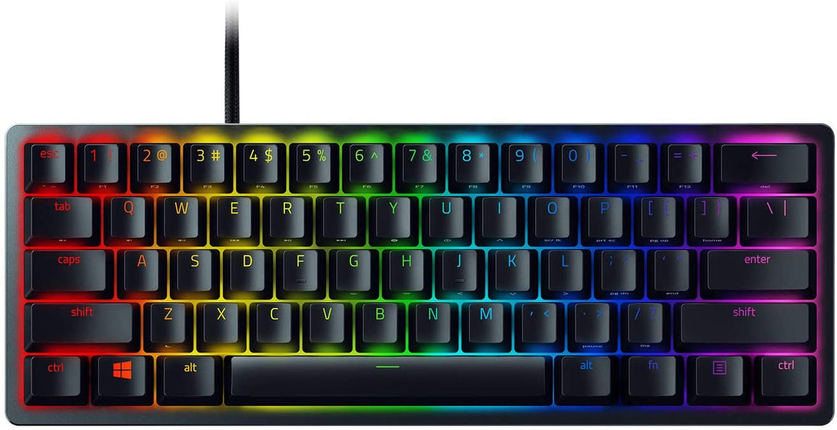 Razer Huntsman Mini Gaming Keyboard - Purple Switch (Clicky Optical Switches), Chroma RGB - Level UpRazerPC Gaming Accessories8886419345732