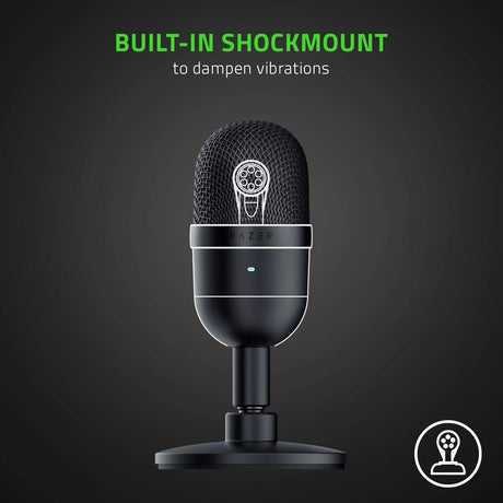 Razer Seiren Mini Ultra Compact Microphone - Black - Level UpRazerAccessories811659037879