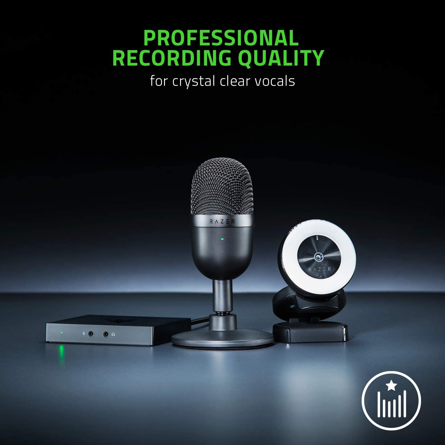 Razer Seiren Mini Ultra Compact Microphone - Black - Level UpRazerAccessories811659037879