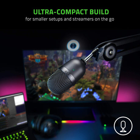Razer Seiren Mini Ultra Compact Microphone - Black - Level UpRazerAccessories811659037879