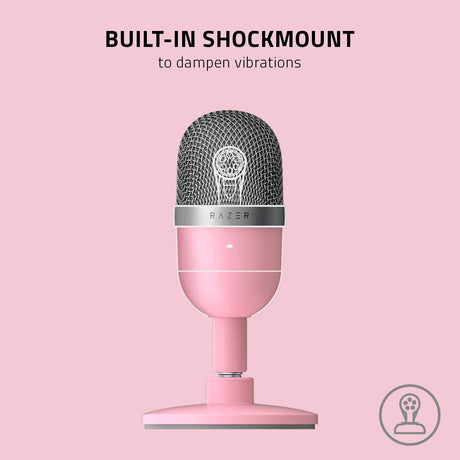 Razer Seiren Mini Ultra Compact Microphone - PINK - Level UpRazerAccessories811659039873