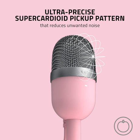 Razer Seiren Mini Ultra Compact Microphone - PINK - Level UpRazerAccessories811659039873