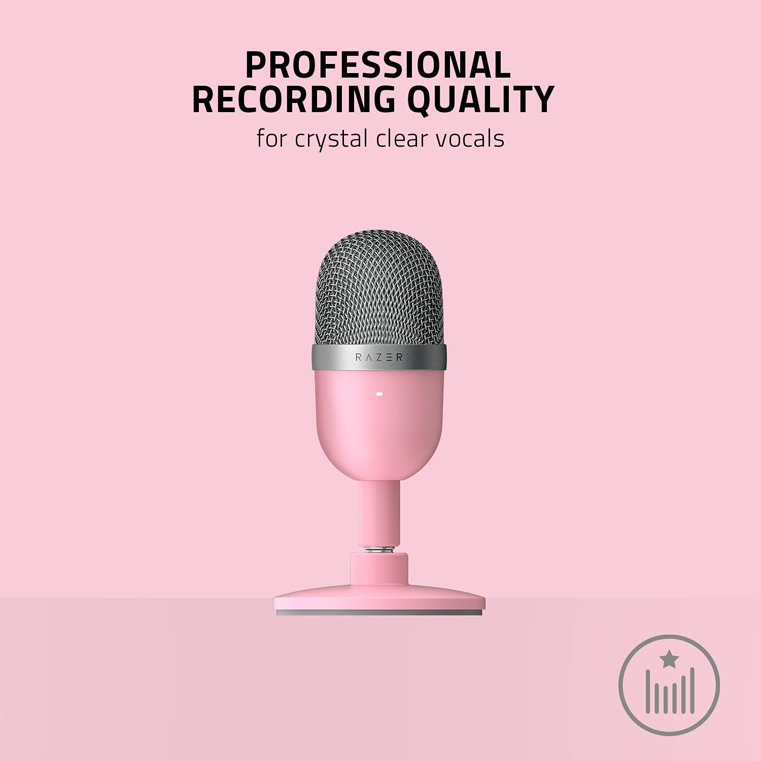 Razer Seiren Mini Ultra Compact Microphone - PINK - Level UpRazerAccessories811659039873