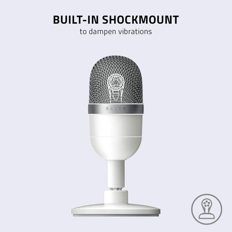 Razer Seiren Mini Ultra Compact Microphone - White - Level UpRazerAccessories811659039880