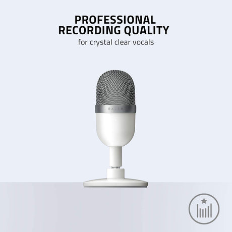 Razer Seiren Mini Ultra Compact Microphone - White - Level UpRazerAccessories811659039880
