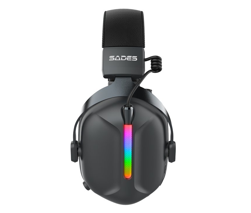Sades Defender Three Mode Head Mounted Wireless Headset Black - Level UpSadesHeadsets6974828470496