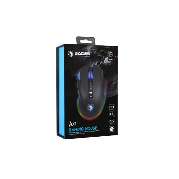 SADES GAMING MOUSE AXE S12 - Level UpSades6956766908002
