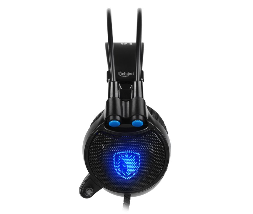 Sades Octopus Plus Gaming Headset with Vibration - Black - Level UpSadesHeadset6956766908347
