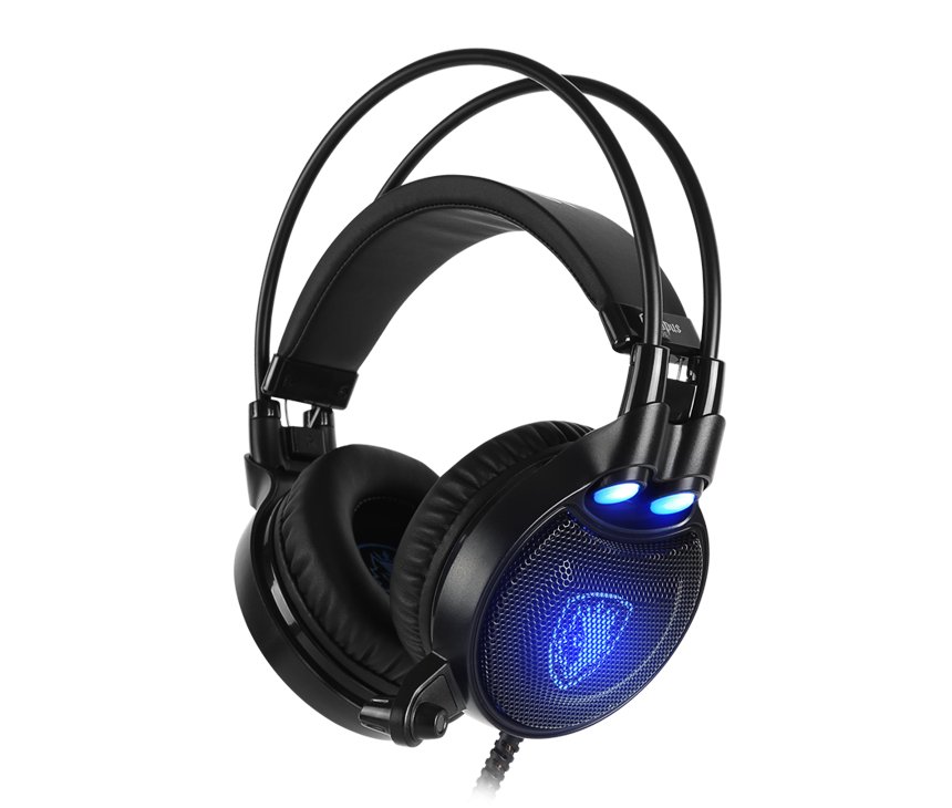 Sades Octopus Plus Gaming Headset with Vibration - Black - Level UpSadesHeadset6956766908347