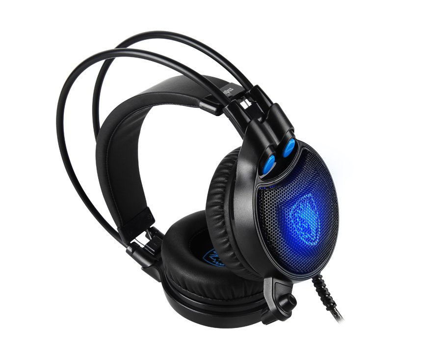 Sades Octopus Plus Gaming Headset with Vibration - Black - Level UpSadesHeadset6956766908347