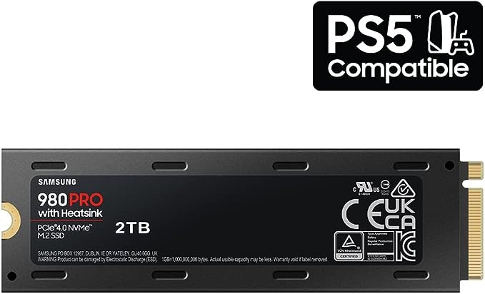 Samsung Internal SSD 980 PRO M.2 NVME 2TB with Headsink - Level UpSamsungPC Components8806092837690