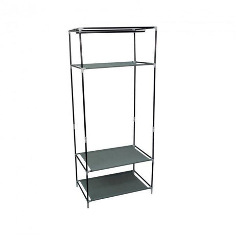 Single Door Portable Foldable Hanging Storage Wardrobe with 3 Shelves - Assorted Colors - Level UpLevel UpSmart Devices501650