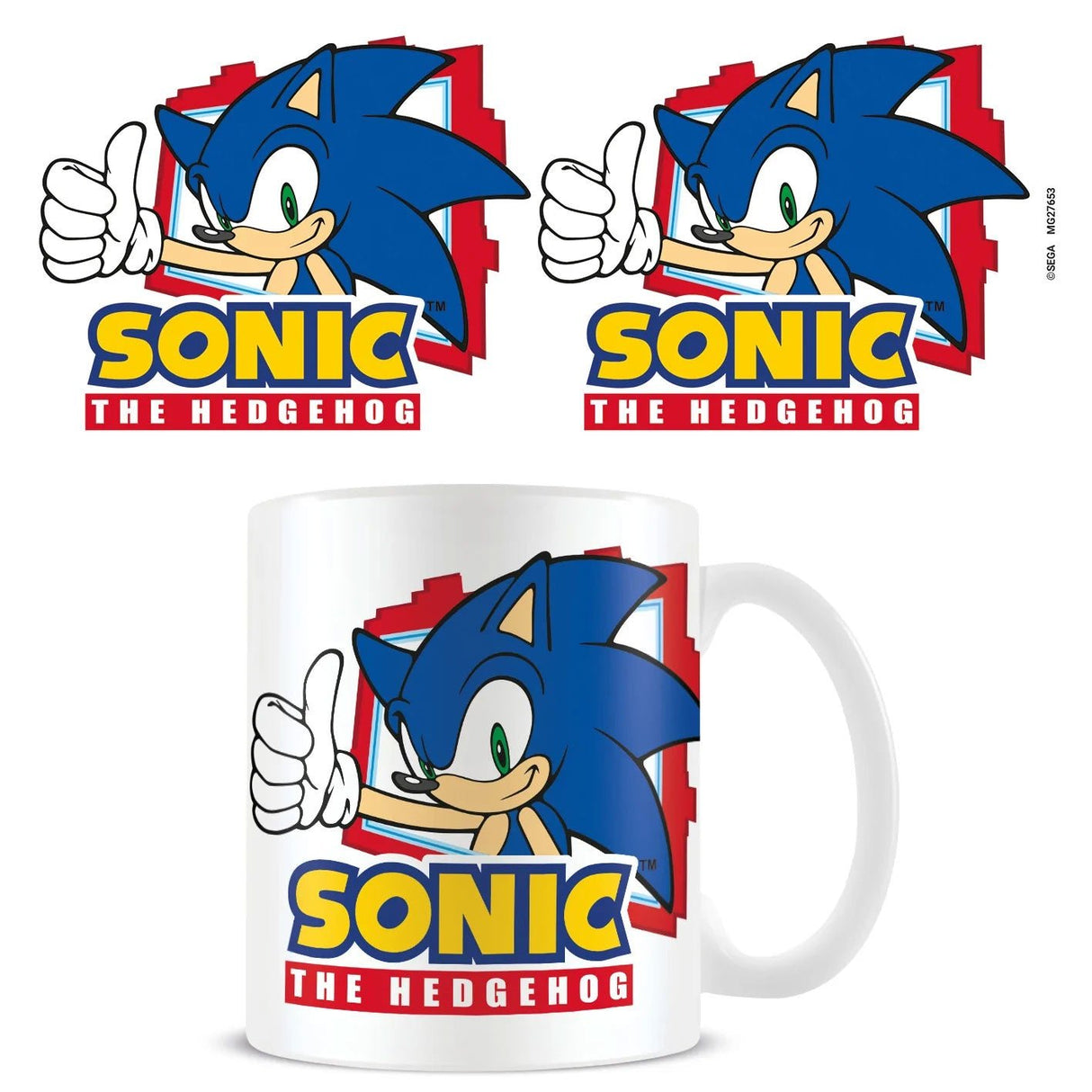 SONIC THE HEDGEHOG (THUMBS UP) MUG - Level UpSoft ToysAccessories5050574276535