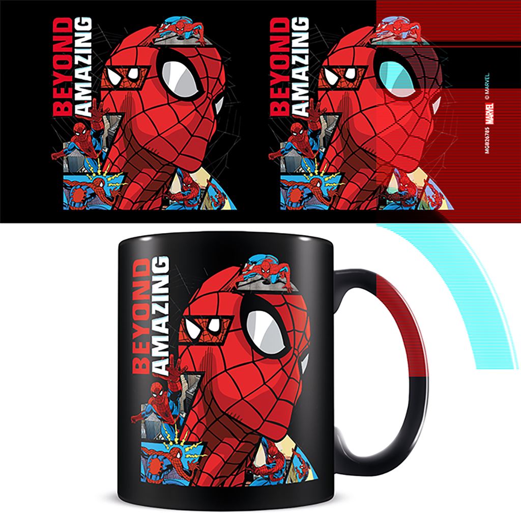 SPIDER-MAN (60 YEARS) BLACK MUG - Level UpSoft ToysAccessories5050574267854
