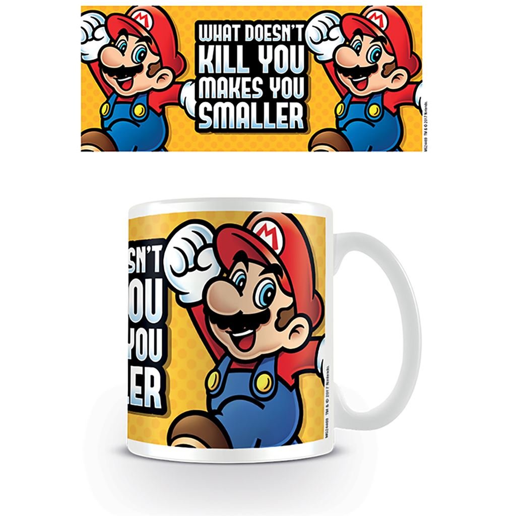 SUPER MARIO (MAKES YOU SMALLER) MUG - Level UpSoft ToysAccessories5050574244695