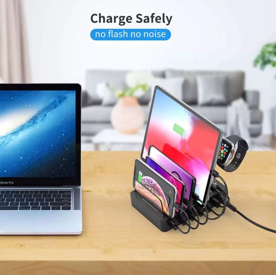 Techsouk 6 port USB A Charging Station - Level UpchoetechCharging Dock6971824976250