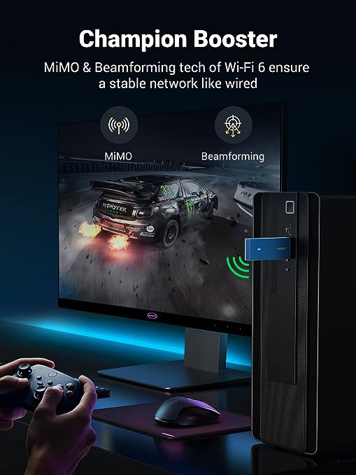 UGREEN AX1800 Dual-Band Wireless Adapter (Wi-Fi 6) - Level UpUGreenAccessories6957303893409