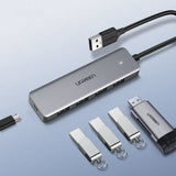 Ugreen USB HUB splitter - 4x USB 3.0 - Gray - Level UpUGreenAdapter6957303828050