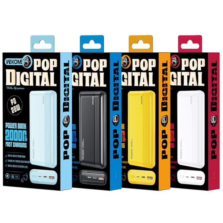 WEKOME WP-04 Tidal Energy Series 20000mAh 20W Fast Charge Power Bank - Level UpWekomePower Bank6941027642962