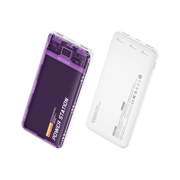 Wekome WP-343 10000mAh Pioneer 2 Generation Transparent Fast Charge Power Bank - Level UpWekomePower Bank6941027640999