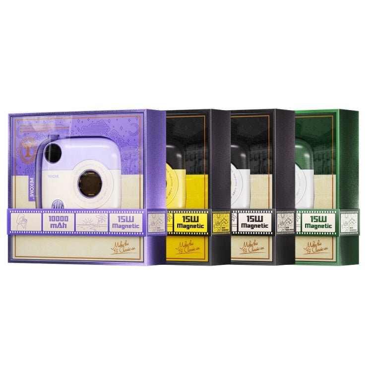 Wekome WP-365 Retro Series 10000mAh Camera 15W Magnetic Fast Charging Power Bank - Level UpWekomePower Bank6941027641026