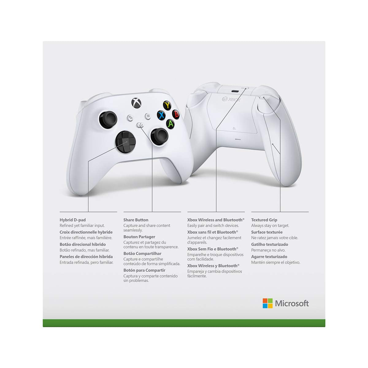 Xbox Core Controller series S|X - Robot White - Level UpMicrosoftXbox Accessories889842654714