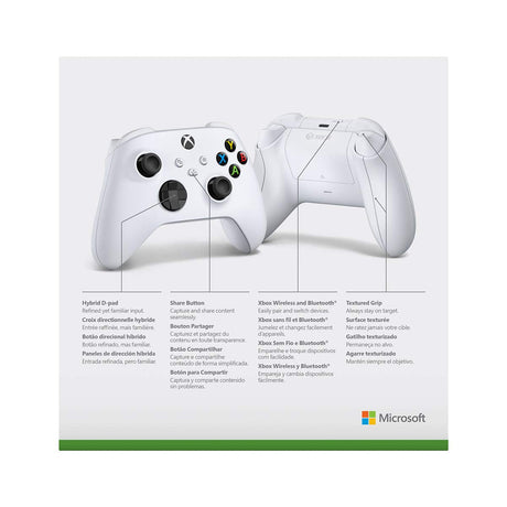 Xbox Core Controller series S|X - Robot White - Level UpMicrosoftXbox Accessories889842654714