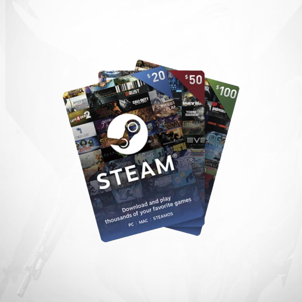 Steam Gift Cards - Level Up