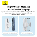 Baseus TechShot Dual-Support Phone Selfie Stick - Moon White