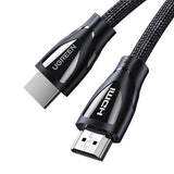 كابل UGREEN HDMI A M/M مع غلاف مضفّر بطول 1.5 متر - أسود HD140-80402