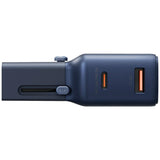 Energea TravelGo 1-Port USB-C & 1-Port USB-A 35W Travel Adapter - Blue
