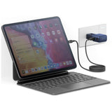 Energea TravelGo 1-Port USB-C & 1-Port USB-A 35W Travel Adapter - Blue
