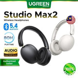 سماعة UGREEN Studio Max2 – رمادي فاتح