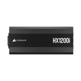 مزود طاقة CORSAIR HX1200i بقدرة 1200 واط، وحدات كاملة، هدوء فائق، بلاتينيوم، ATX (UK) – أسود
