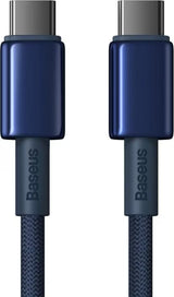 Baseus Tungsten Gold Fast Charging Cable USB-C to USB-C 100W 1m - Blue