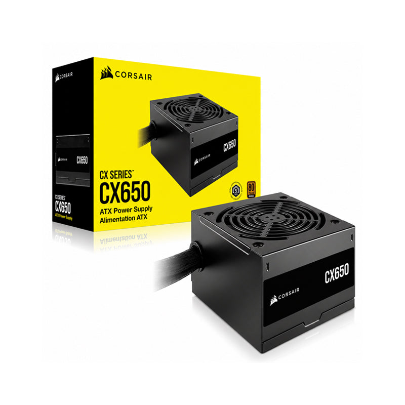 CORSAIR CX Series CX650 650 Watt 80 PLUS Bronze ATX Power Supply (UK)