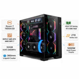 Custom Gaming PC AMD Ryzen 7 7800X3D, ASUS TUF Gaming RTX 5080 16GB، RAM 32GB, DDR5 6400MT/s, 2TB NVMe SSD, Windows 11 Pro