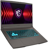 MSI Thin 15 B13UC Gaming Laptop, 15.6" FHD IPS 144Hz Display, Intel Core i5-13420H Processor, 16GB RAM, 512GB SSD, Nvidia RTX 3050 4GB GPU, English KB,WIN 11