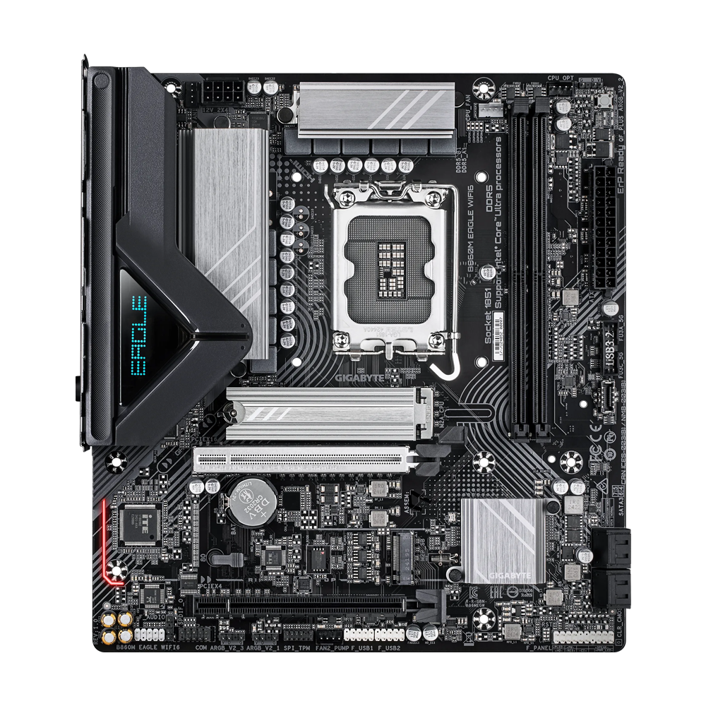 لوحة أم جيجابايت بي ٨٦٠ إم إيجل واي فاي ٦ في ٢ دي دي آر ٥ للألعاب سوداء