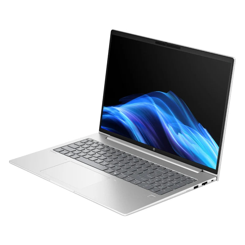 لابتوب HP ProBook 4 G1i بشاشة 16 بوصة WUXGA بتقنية الذكاء الاصطناعي، معالج رسومات Ultra 7 255U، ذاكرة وصول عشوائي DDR5 سعة 16 جيجابايت، قرص SSD من نوع NVME سعة 512 جيجابايت، معالج رسومات Intel مدمج، نظام تشغيل DOS، لون فضي بايك، سنة واحدة - CW9E0ET
